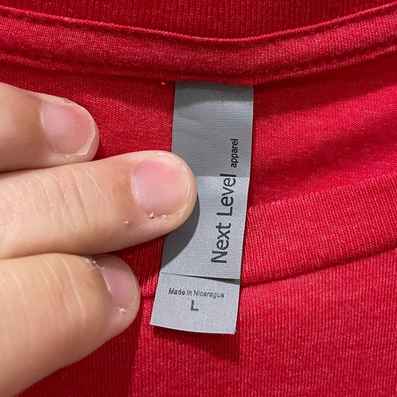 Beef Loving Texans T-shirt Red Ladies Large - Picture 3 of 6